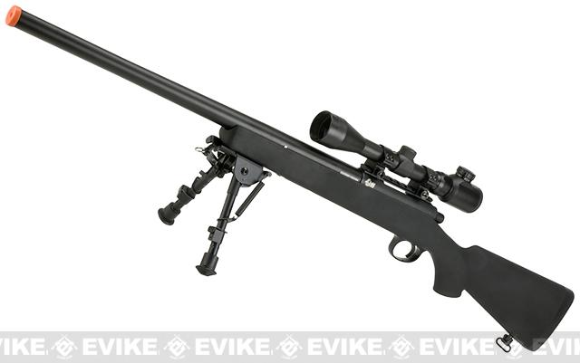 JG VSR-10 / BAR-10 Airsoft Bolt Action Sniper Rifle w/ Metal Trigger Box - 450 FPS (Package: Add 3-9x40 Scope)