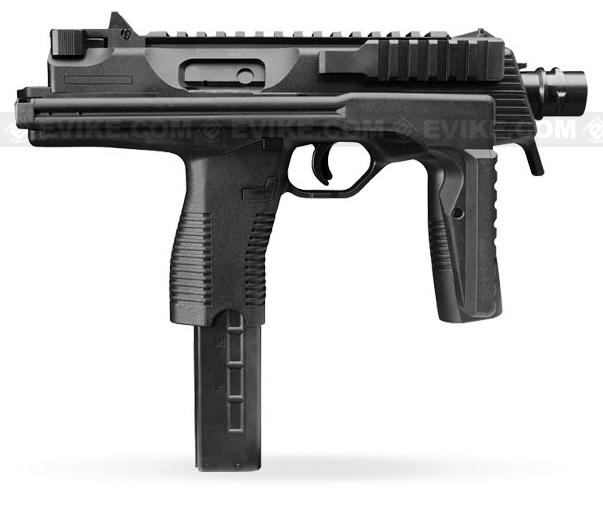 KWA KMP9 Gas Blowback Airsoft Submachine Gun (Color: Black w/ Grip / Low Power)