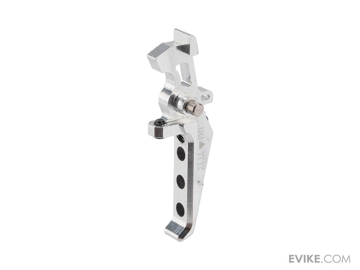 Maxx Model CNC Aluminum Advanced Speed Trigger for M4 / M16 Series Airsoft AEG (Style: E / Silver)