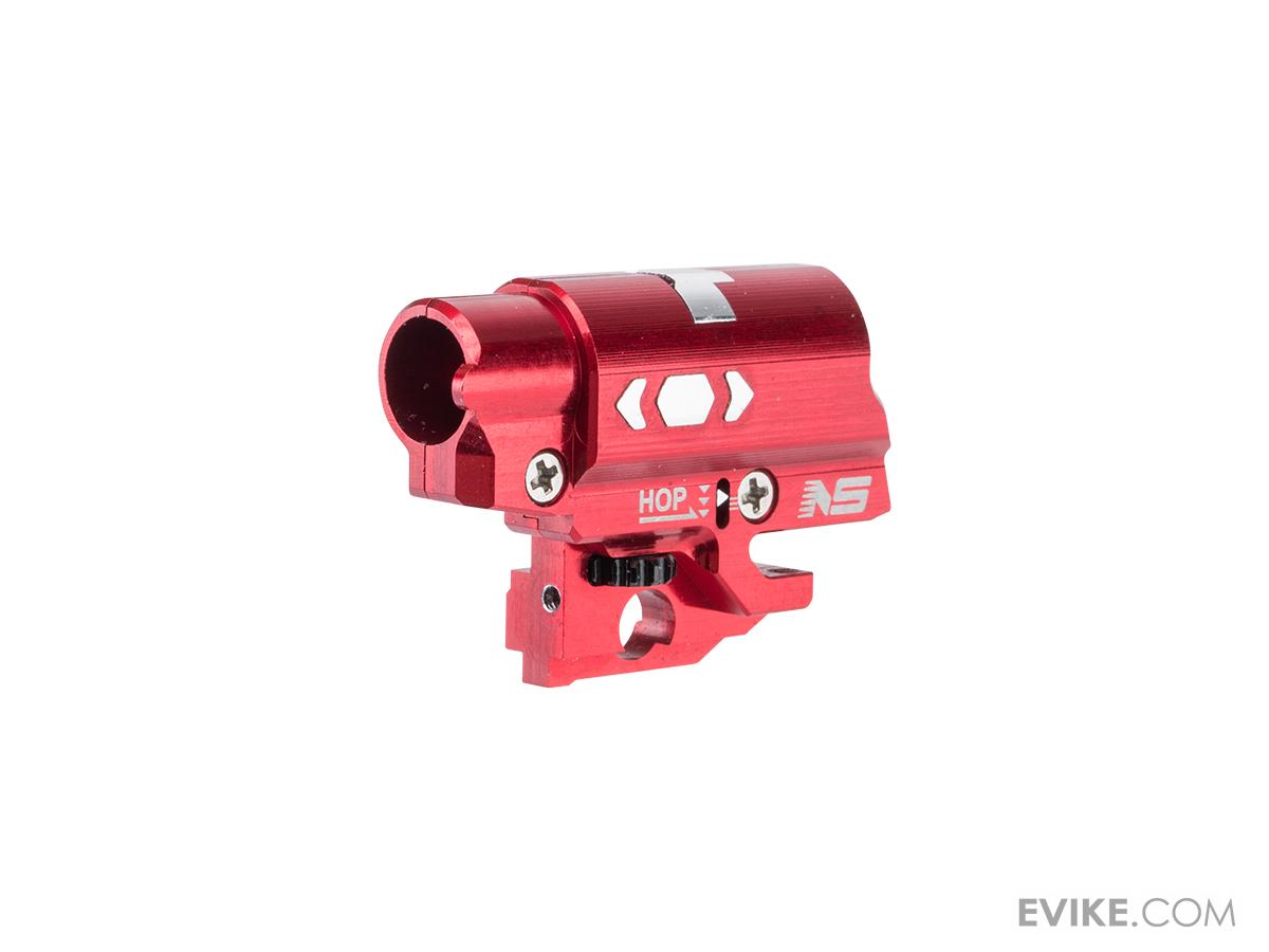 NexxSpeed CNC Aluminum Hop-Up Chamber for Tokyo Marui Hi-CAPA / 1911 Gas Blowback Airsoft Pistols (Color: Red)